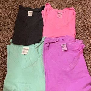 PINK v-neck bundle